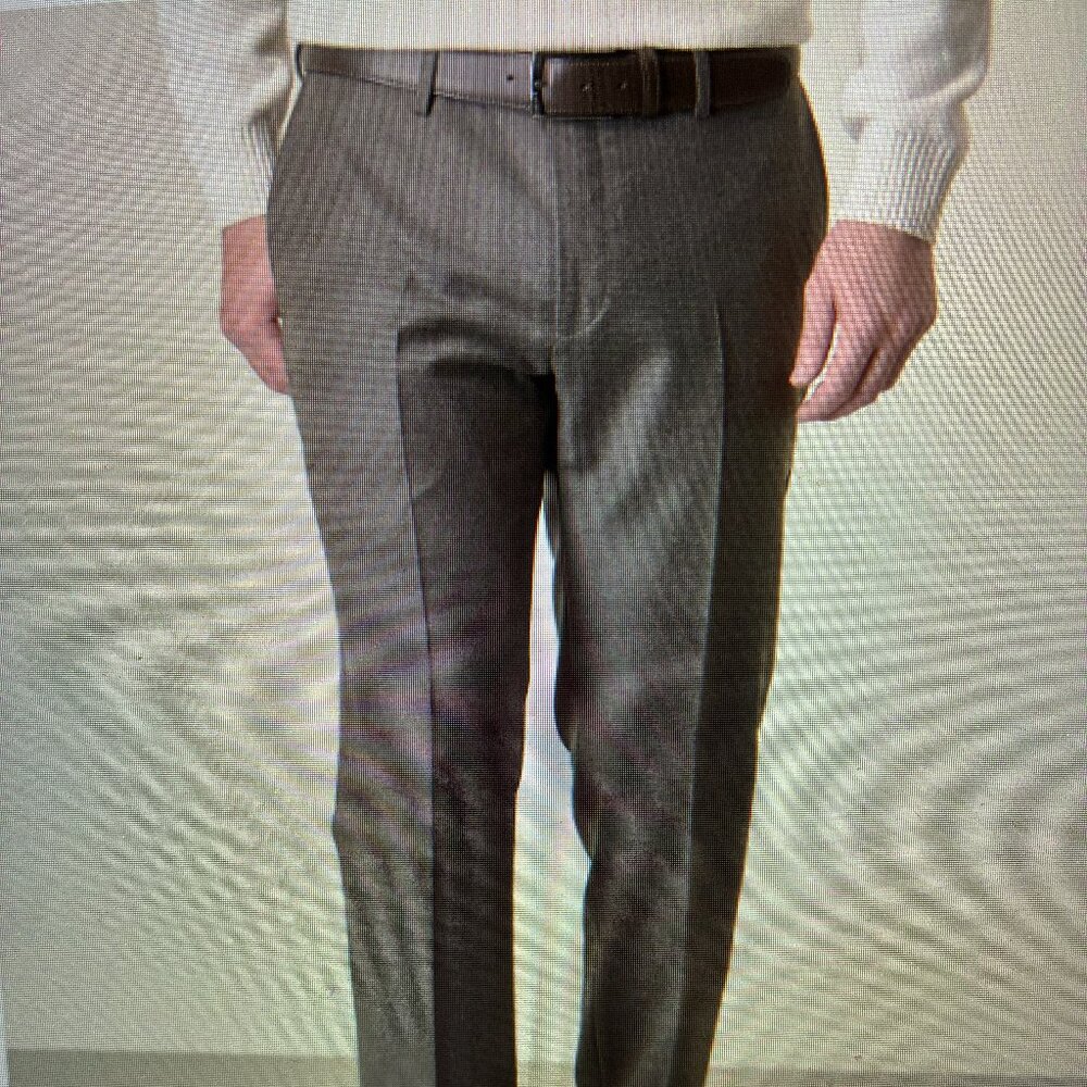 NEW w tags. Angelico Super140's pants Sz34. Regular Fit 100% wool. Made in Italy